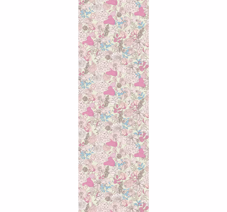 Floral wallpaper vintage classic garden - TenStickers