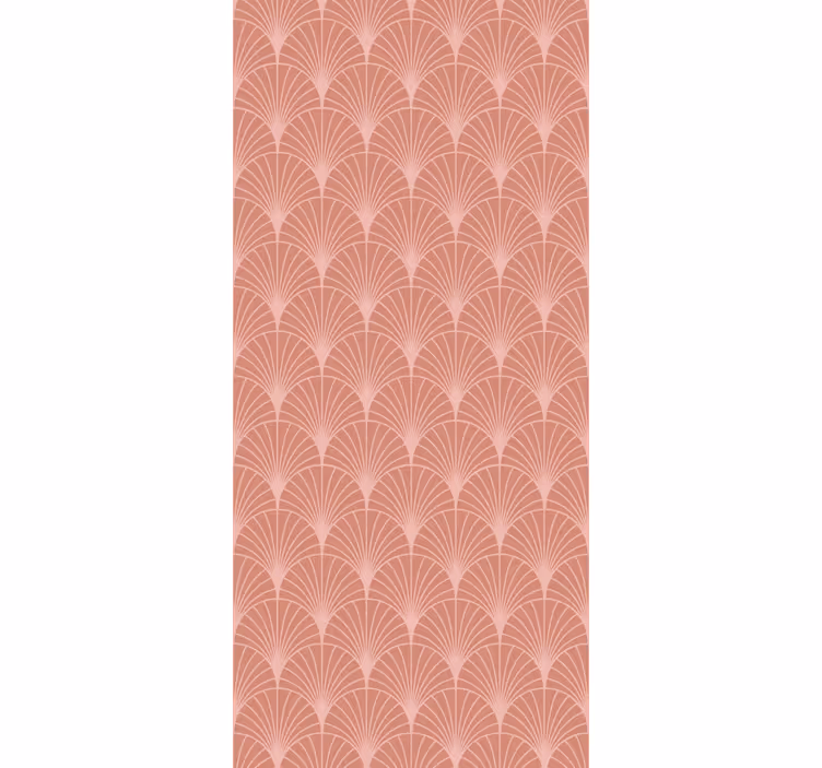 Elegant Fan Shapes art wallpaper - TenStickers