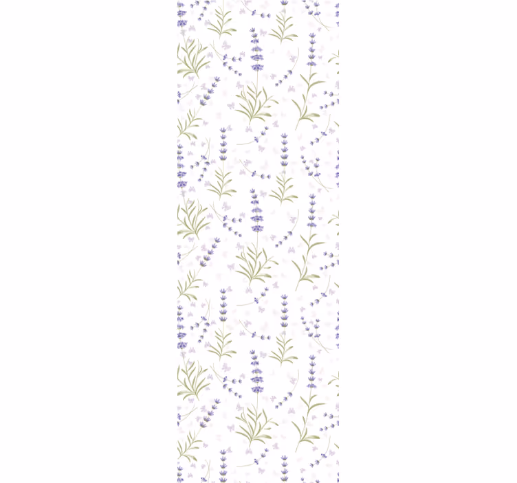 Provencal lavender plant flower wallpaper - TenStickers