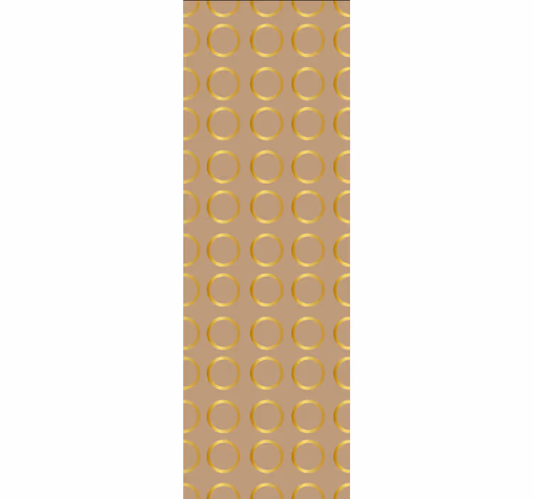 Elegant Circle Pattern polka dots wallpaper - TenStickers
