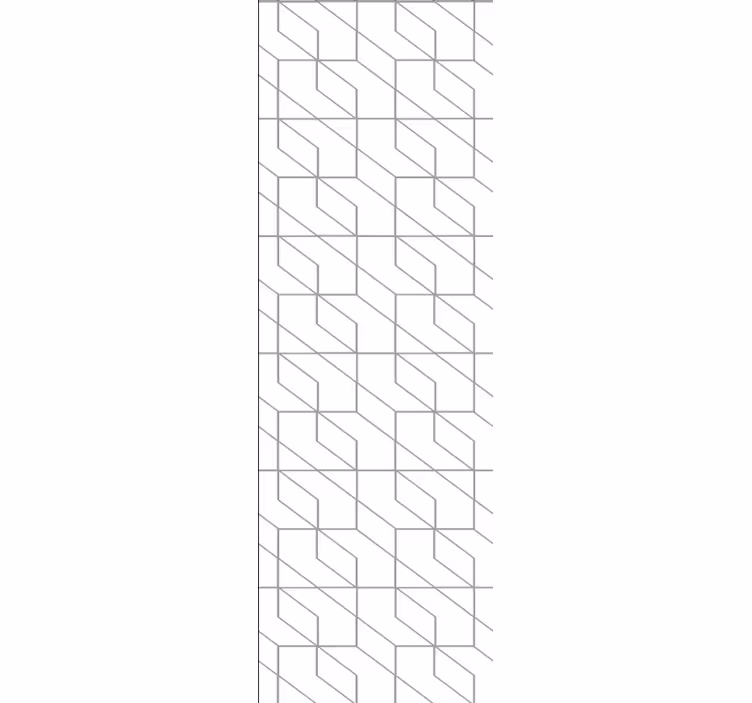 Stylish Patterned Design wallpaper geometric - TenStickers