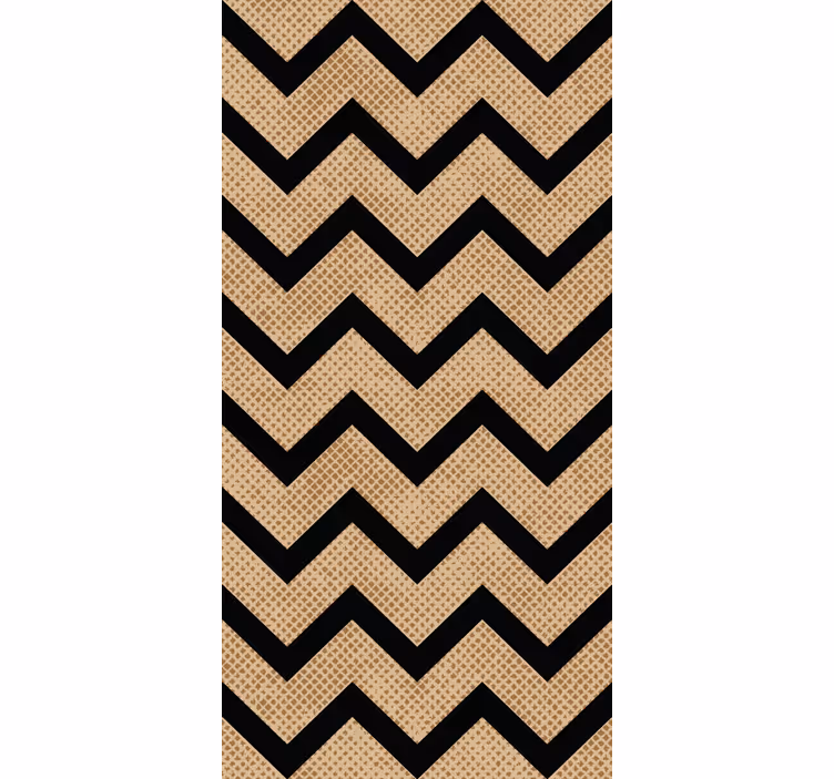 Chevron Zigzag Style wallpaper geometric - TenStickers