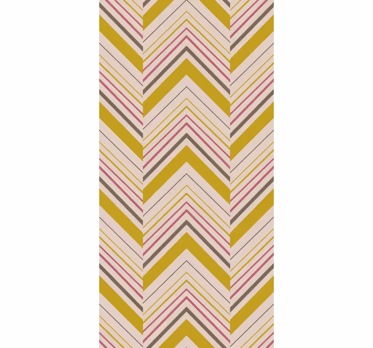 Chevron Pattern Style wallpaper striped - TenStickers