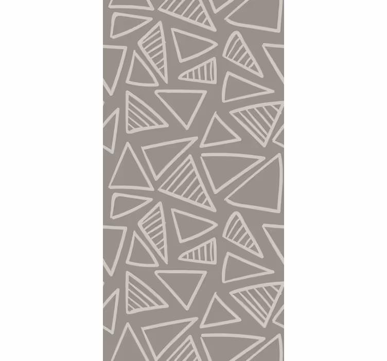 Triangular Pattern Design wallpaper geometric - TenStickers