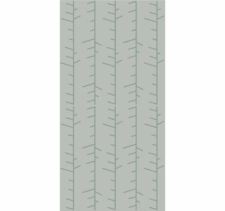 Scandinavian mint green line Bedroom Wallpaper - TenStickers