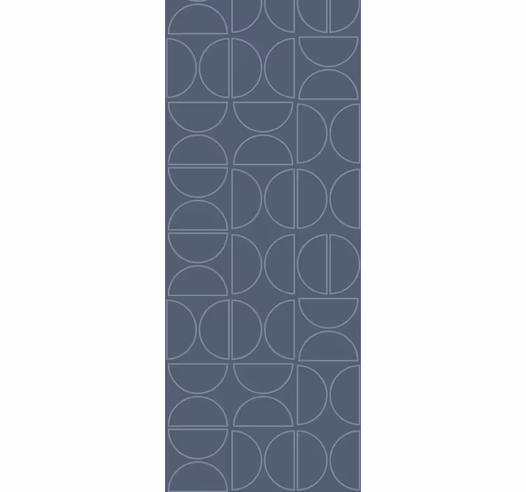 Geometric Gray Pattern contemporary wallpaper - TenStickers