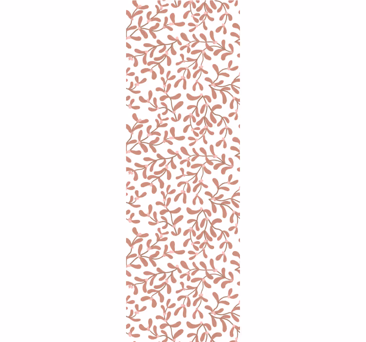 Delicate thin branches leaves wallpaper - TenStickers