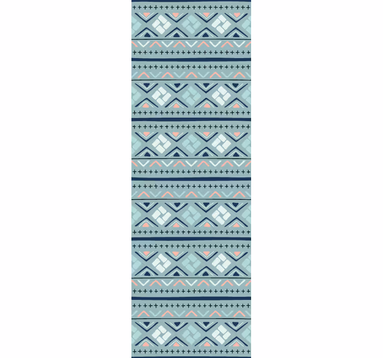 Wallpaper geometric ethnicity in soft tones - TenStickers