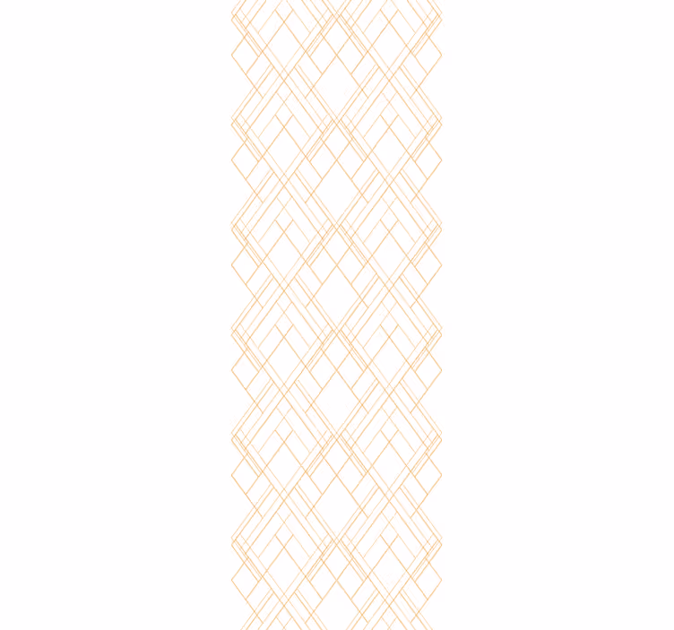 Golden irregular lines over white wallpaper - TenStickers