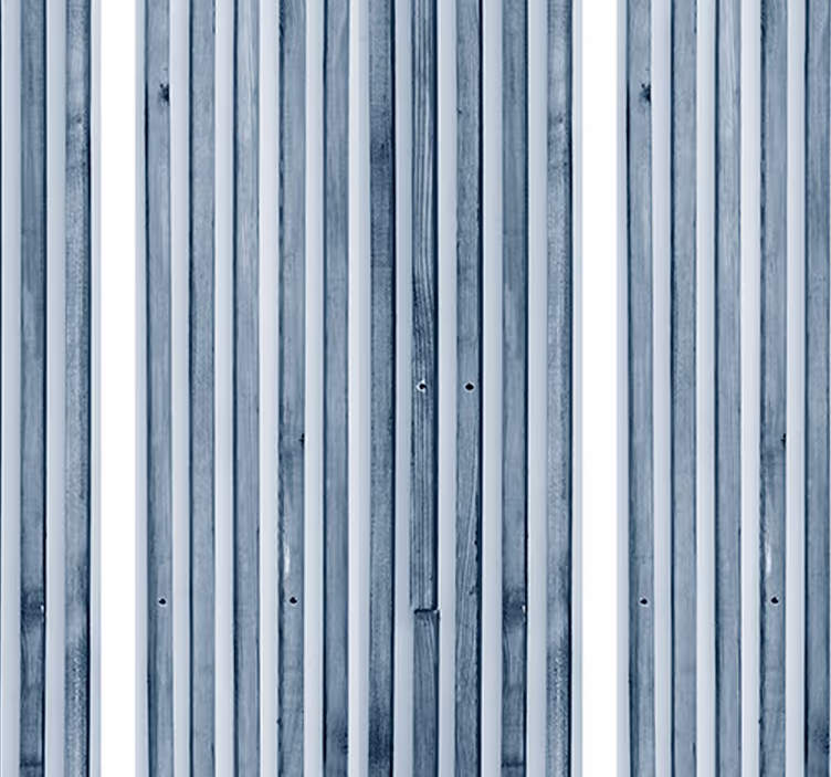 Vertical Wooden Planks wood effect wallpaper - TenStickers