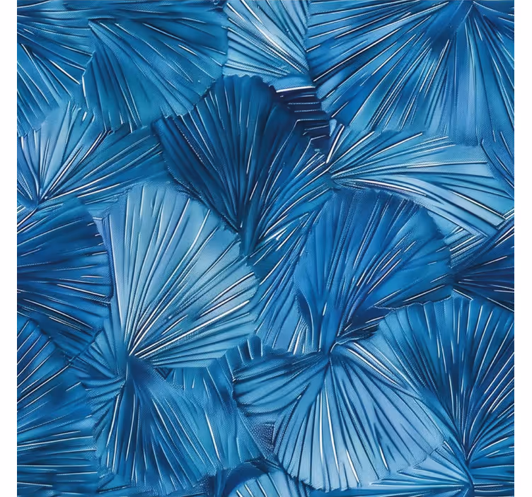 Blue visual points contemporary wallpaper - TenStickers