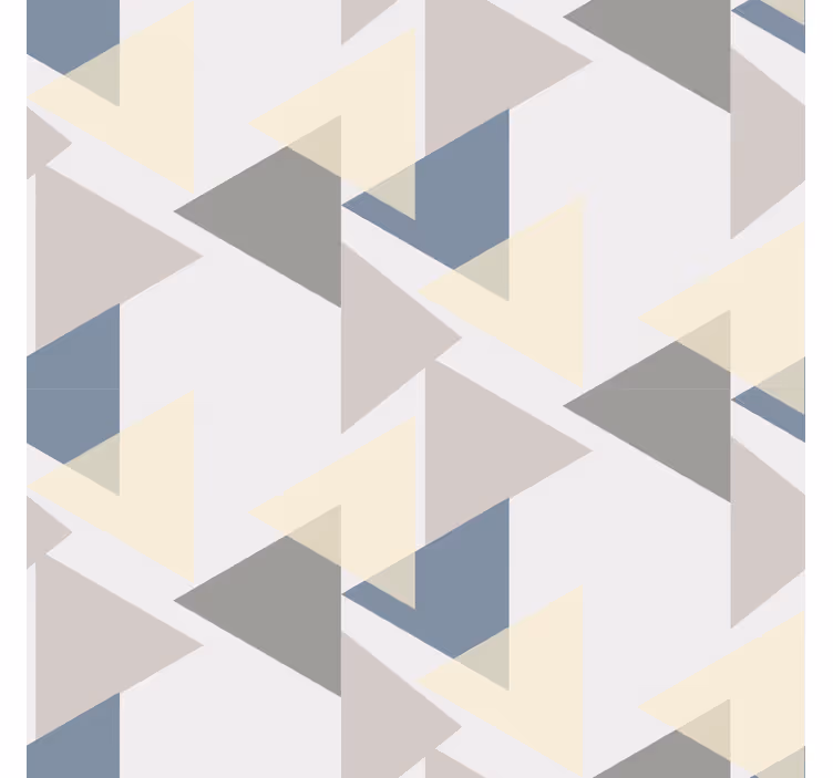Vertical triangles contemporary wallpaper - TenStickers
