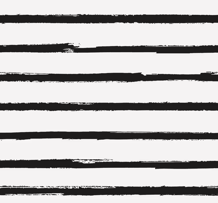 Minimalistic black stripes horizontal wallpaper - TenStickers