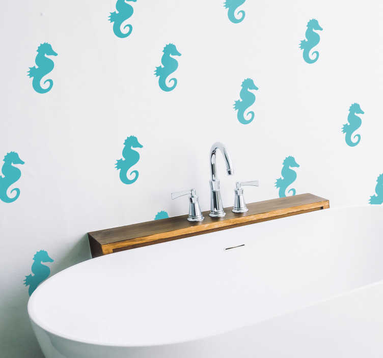 TenStickers. Seahorses Wall Stickers. Do you love seahorses as much as we do? This wall decal is perfect for those who answer yes! Choose your size.