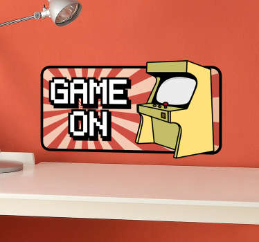 Game On Wall Sticker