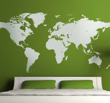 World Map Wall Sticker