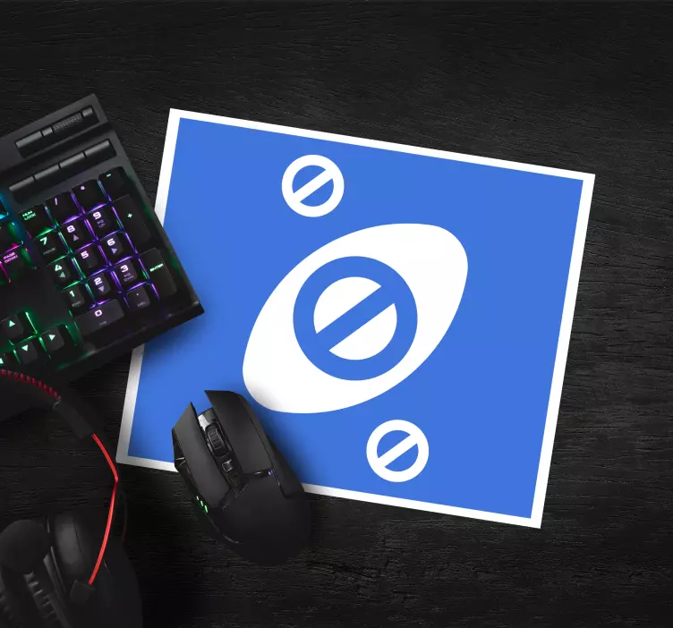 Stylized Eye Emblem mousepad - TenStickers