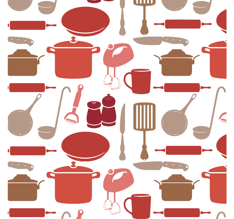 Culinary utensils blind kitchen - TenStickers