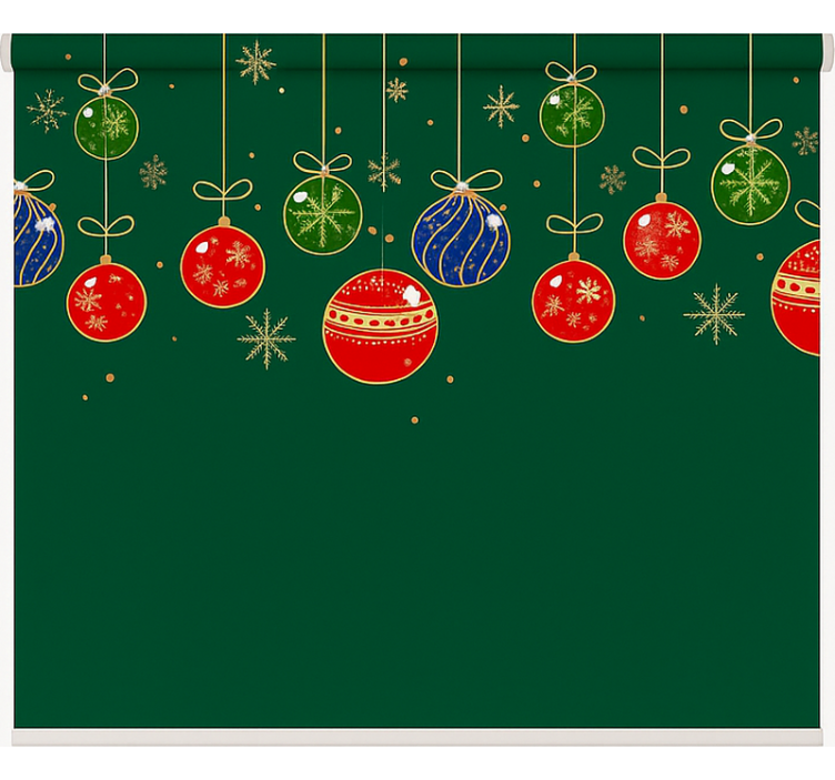 Minimalist Bauble Lights living room blind - TenStickers