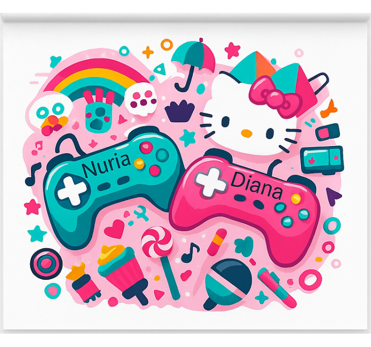 Custom kitty controllers blind geek - TenStickers