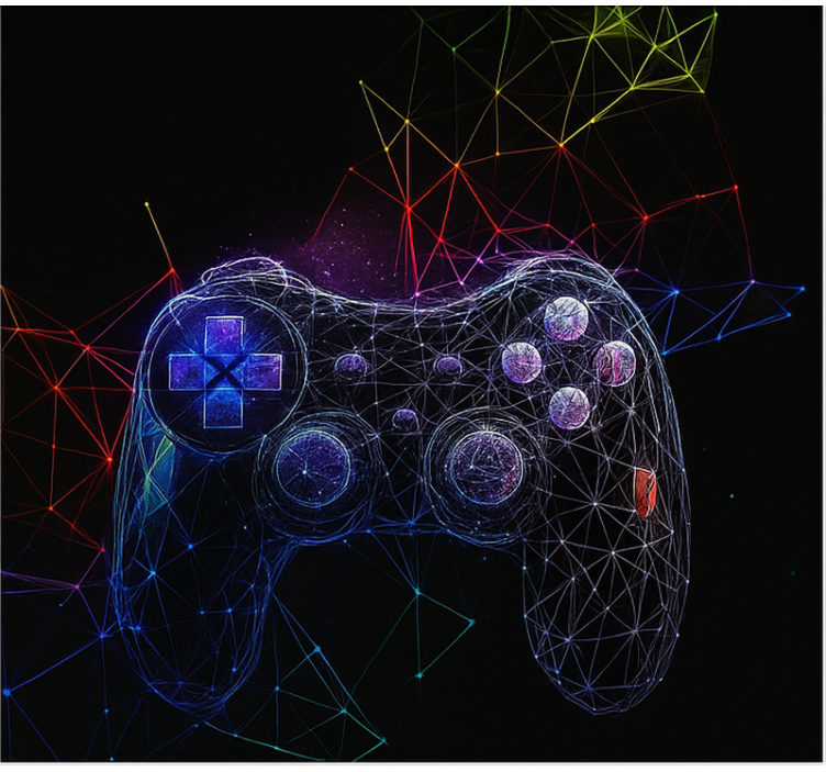 Gaming dna console blind geek - TenStickers