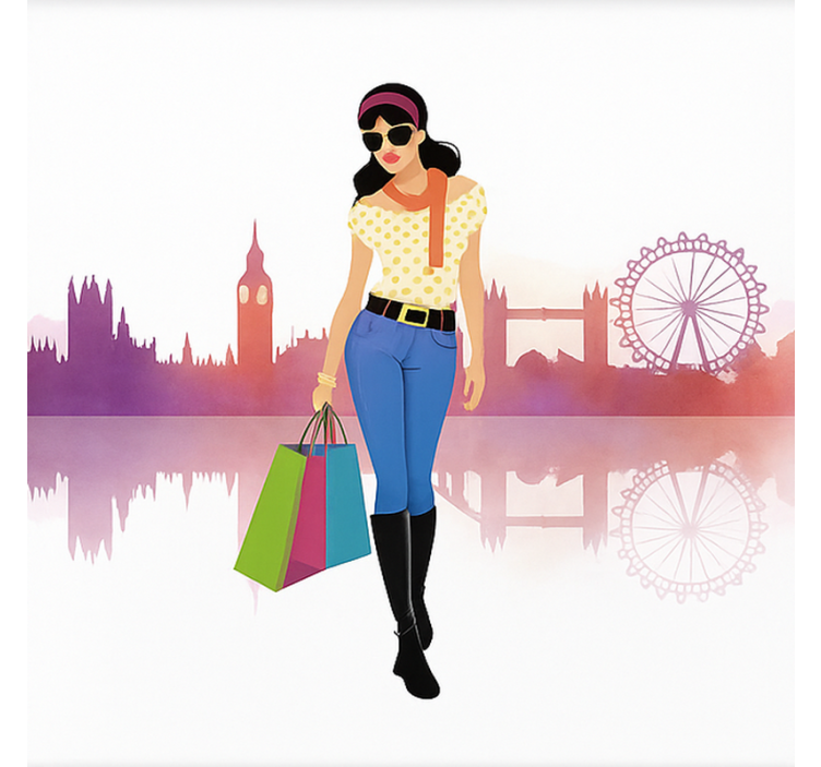 Londoner city girl blind teens - TenStickers