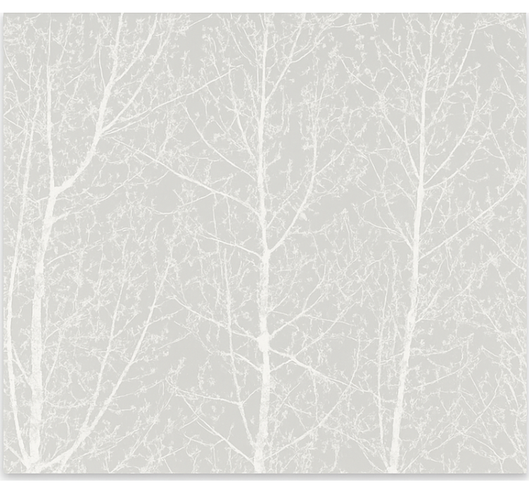Grey winter trees dining room blind - TenStickers