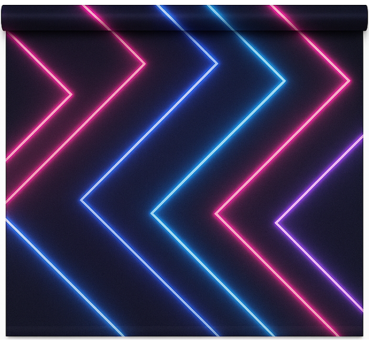 Blind teens illuminated by neon lights - TenStickers