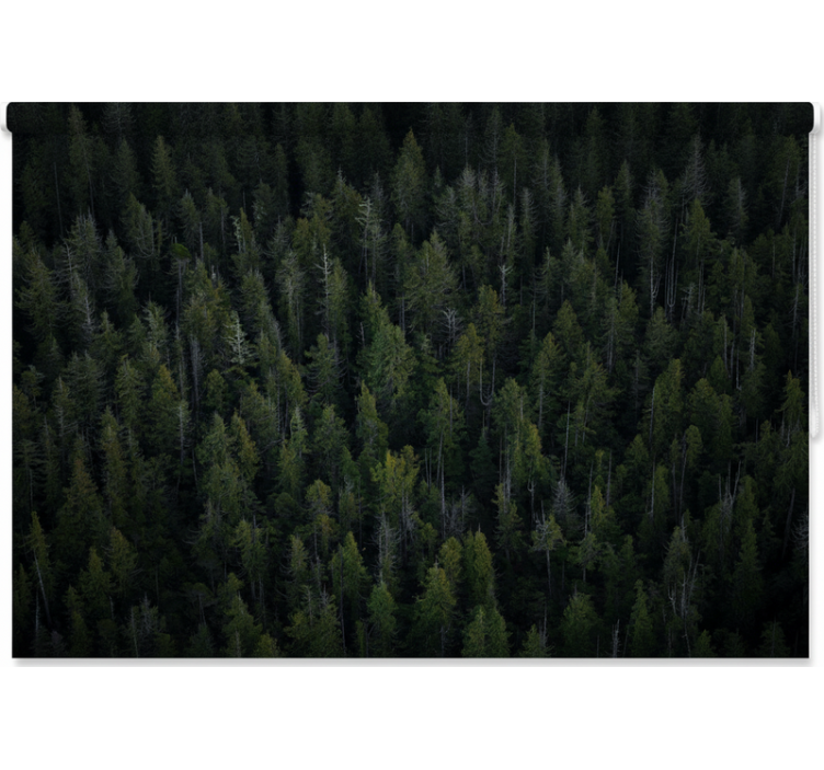Tree blind in deep woodland texture - TenStickers