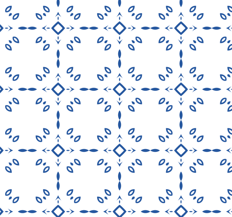 Bathroom blind with stylish geometric pattern - TenStickers