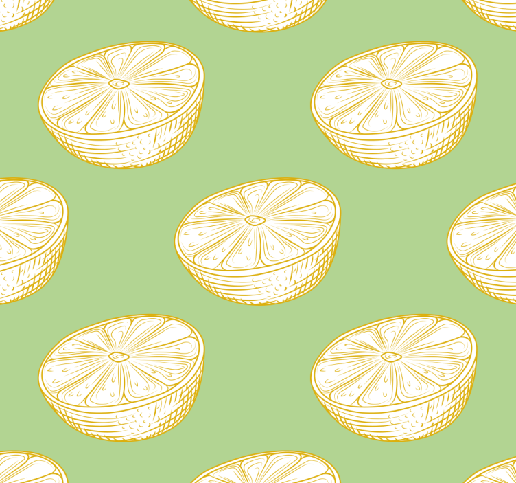 Blind kitchen ornamental citrus design - TenStickers