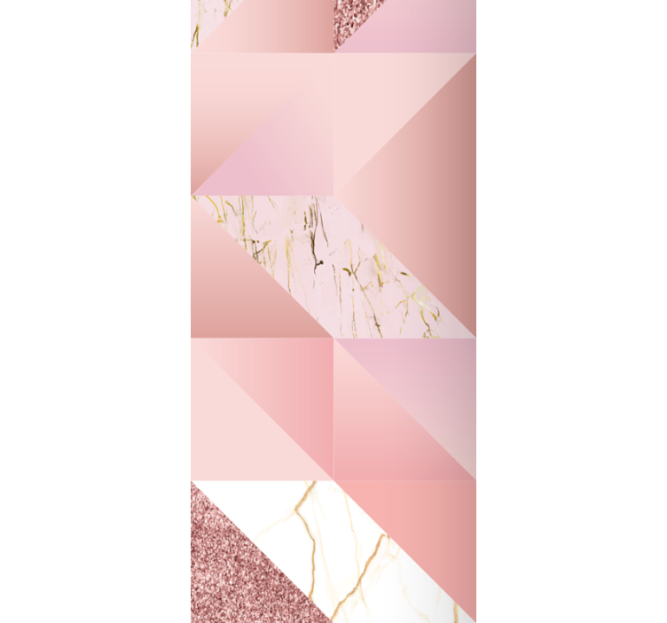Blind kitchen pink golden marble - TenStickers