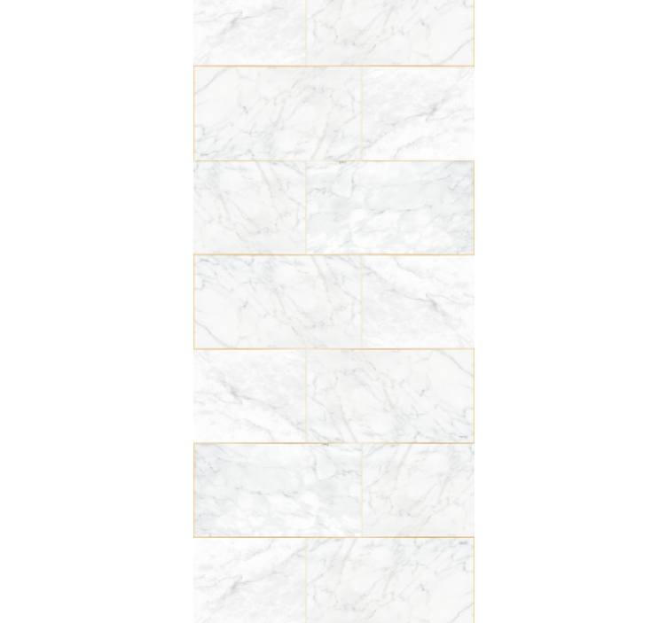 Blind kitchen gray and gold marble design - TenStickers