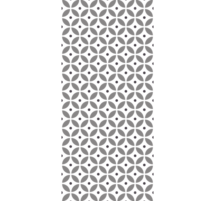 Blind kitchen nordic style seamless circles - TenStickers