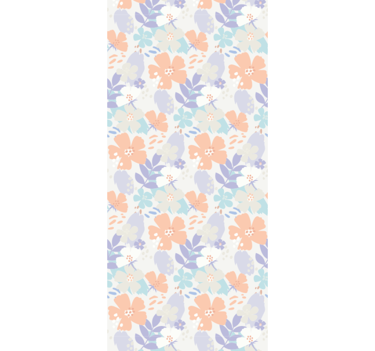 Blind kitchen nordic style original flowers - TenStickers