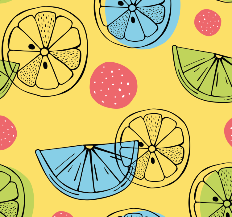 Blind kitchen citrus fruits - TenStickers