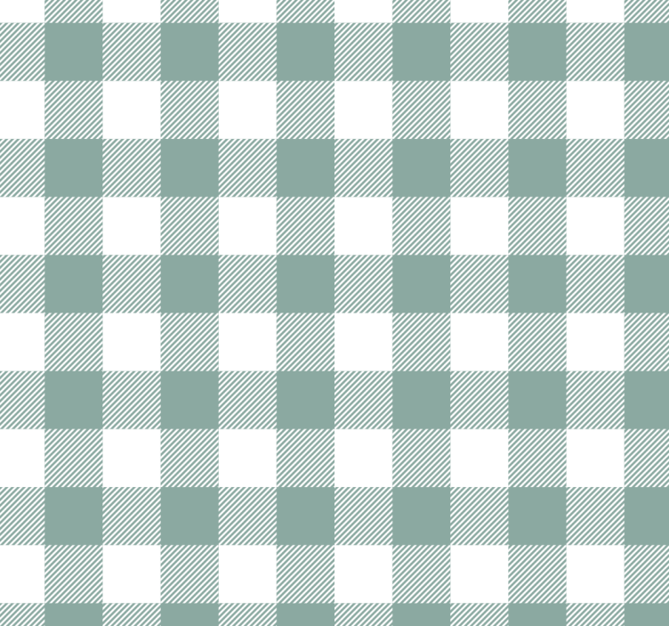 Blind kitchen green tartan - TenStickers
