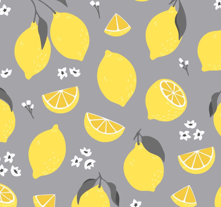 Blind kitchen tropical lemon - TenStickers