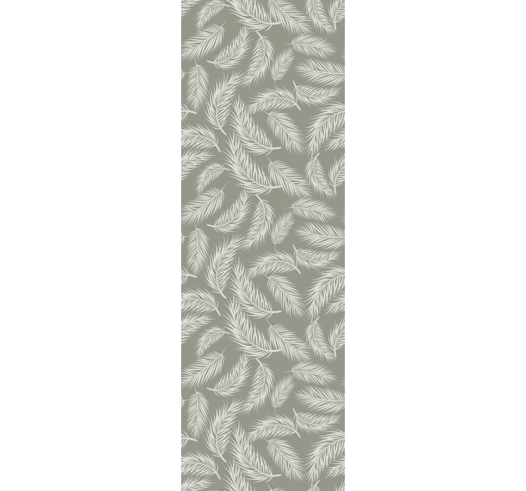 Dining room blind in tropical beige hamptons pattern - TenStickers