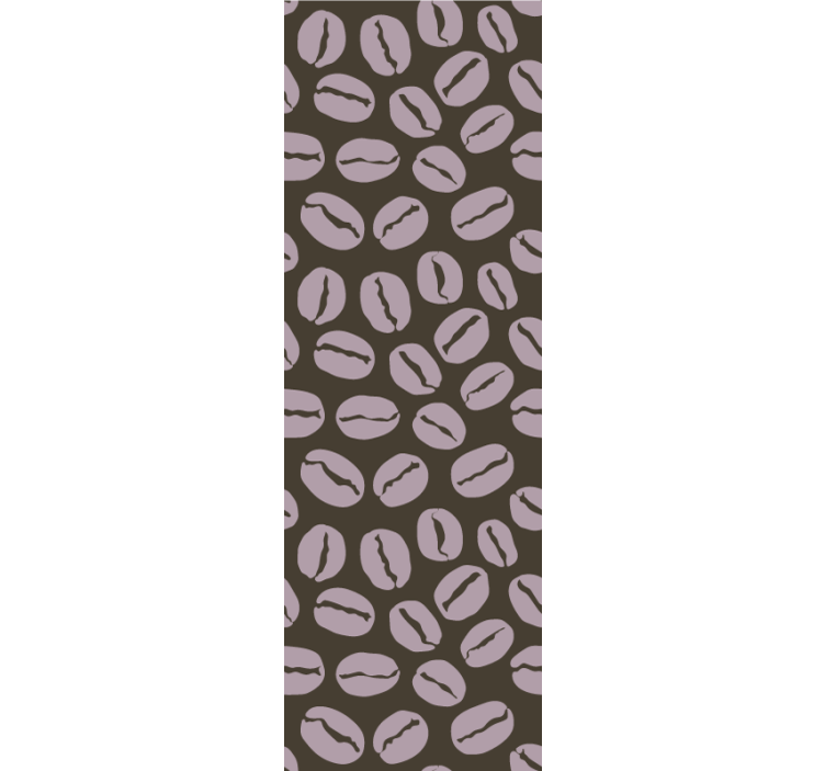 Dining room blind with gorgeous coffee beans design - TenStickers
