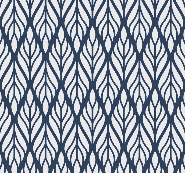 Dining room blind in glamour grey blue pattern - TenStickers