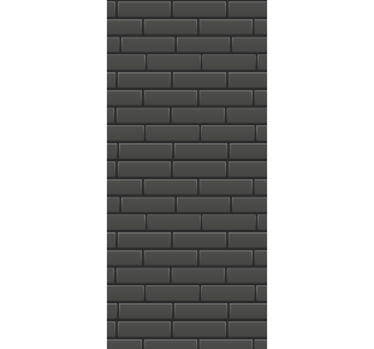 Dining room blind with concrete block texture - TenStickers