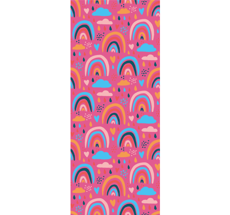 Blind children playful rainbow designs - TenStickers