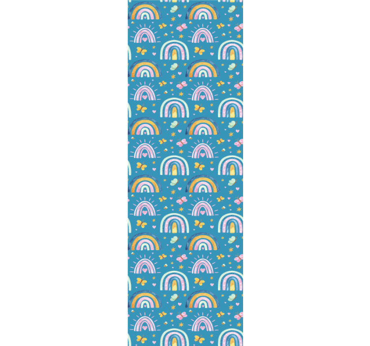 Blind children butterfly rainbow designs - TenStickers