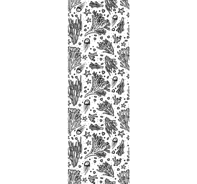 Blind children and black silhouetted sea creatures - TenStickers