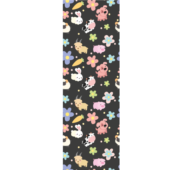 Blind children discover wild animals and rabbits - TenStickers