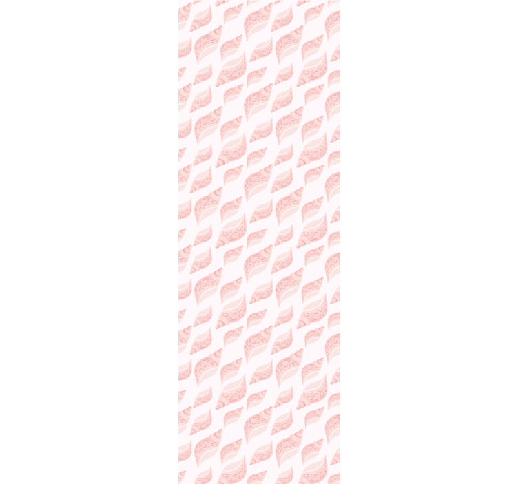 Blind children trendy pink seashell pattern - TenStickers