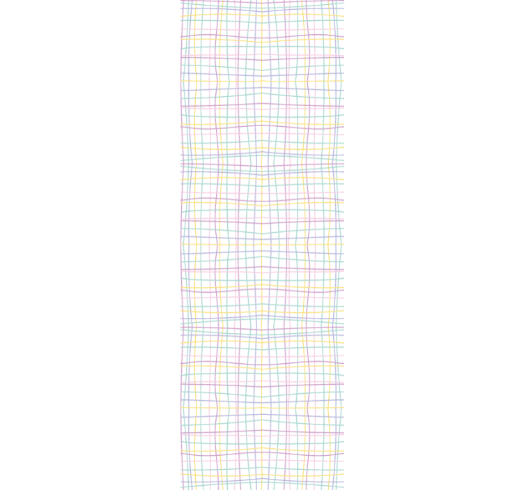 Blind children pastel colors cute grid pattern - TenStickers