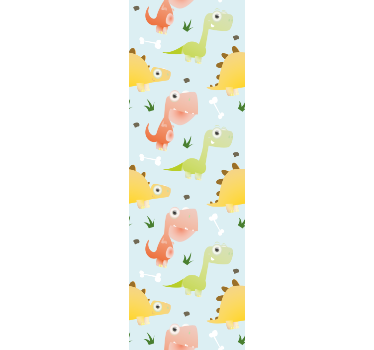 Blind children small dinosaur pattern - TenStickers