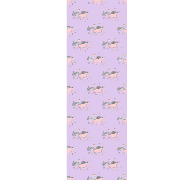 Blind children pink pastel sweet unicorns pattern - TenStickers